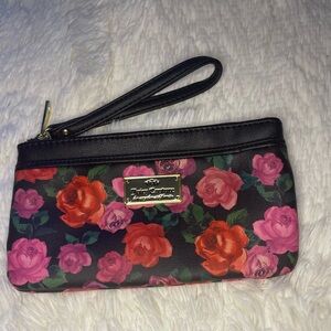 Juicy couture wristlet flower print